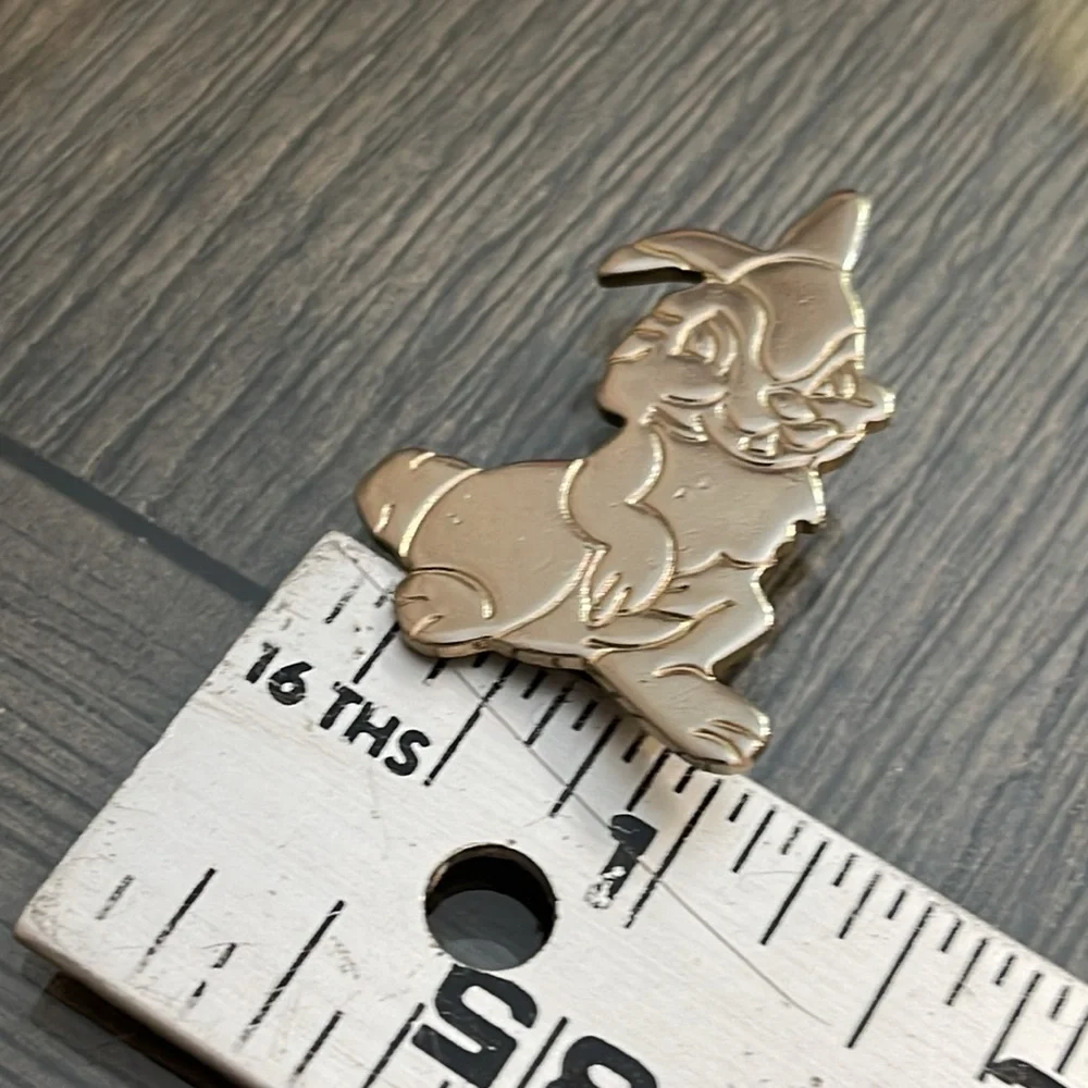 Vintage Thumper the Rabbit from Disney’s Bambi Movie - Silver-tone Pin